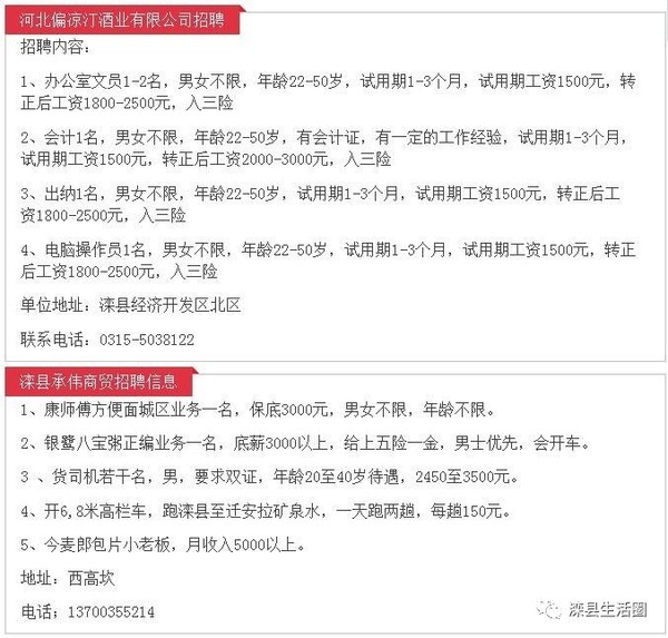 荊家莊鄉(xiāng)最新招聘信息