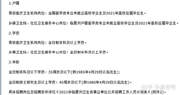 臨夏市衛(wèi)生健康局最新招聘信息