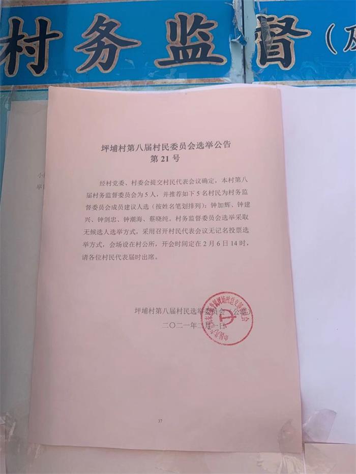 崖坪村民委员会最新人事任命
