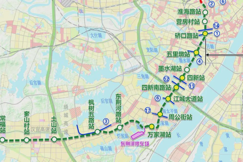 武漢市最新地鐵線路圖概覽